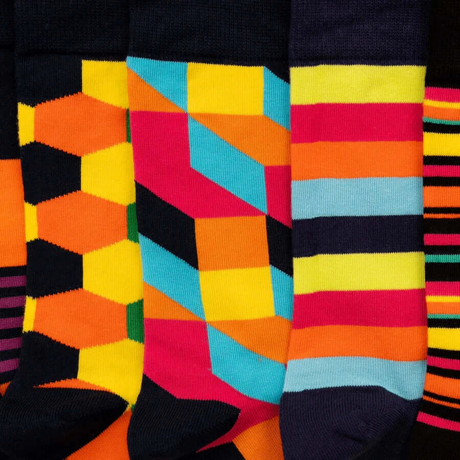 Oddballs Mix & Match 7 Pack Sock Bundle - Multi Colour