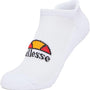 Ellesse Rebi 3 Pack Trainer Liner Socks - White