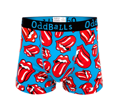 OddBalls The Rolling Stones Tongue – Men’s Cotton Boxer Shorts