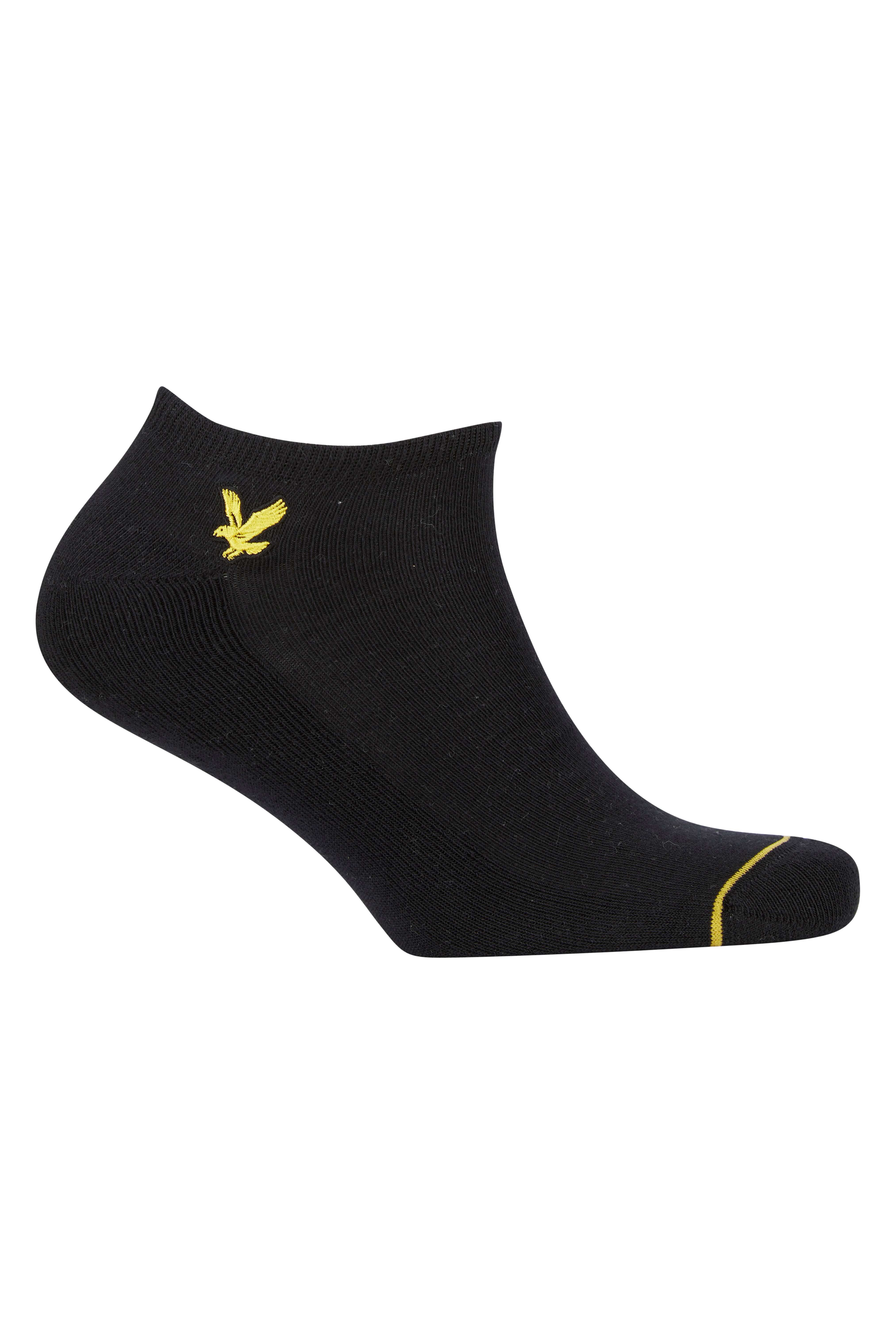 Lyle & Scott 5 Pack Ankle Socks - Black, Grey, White, Grey Marl