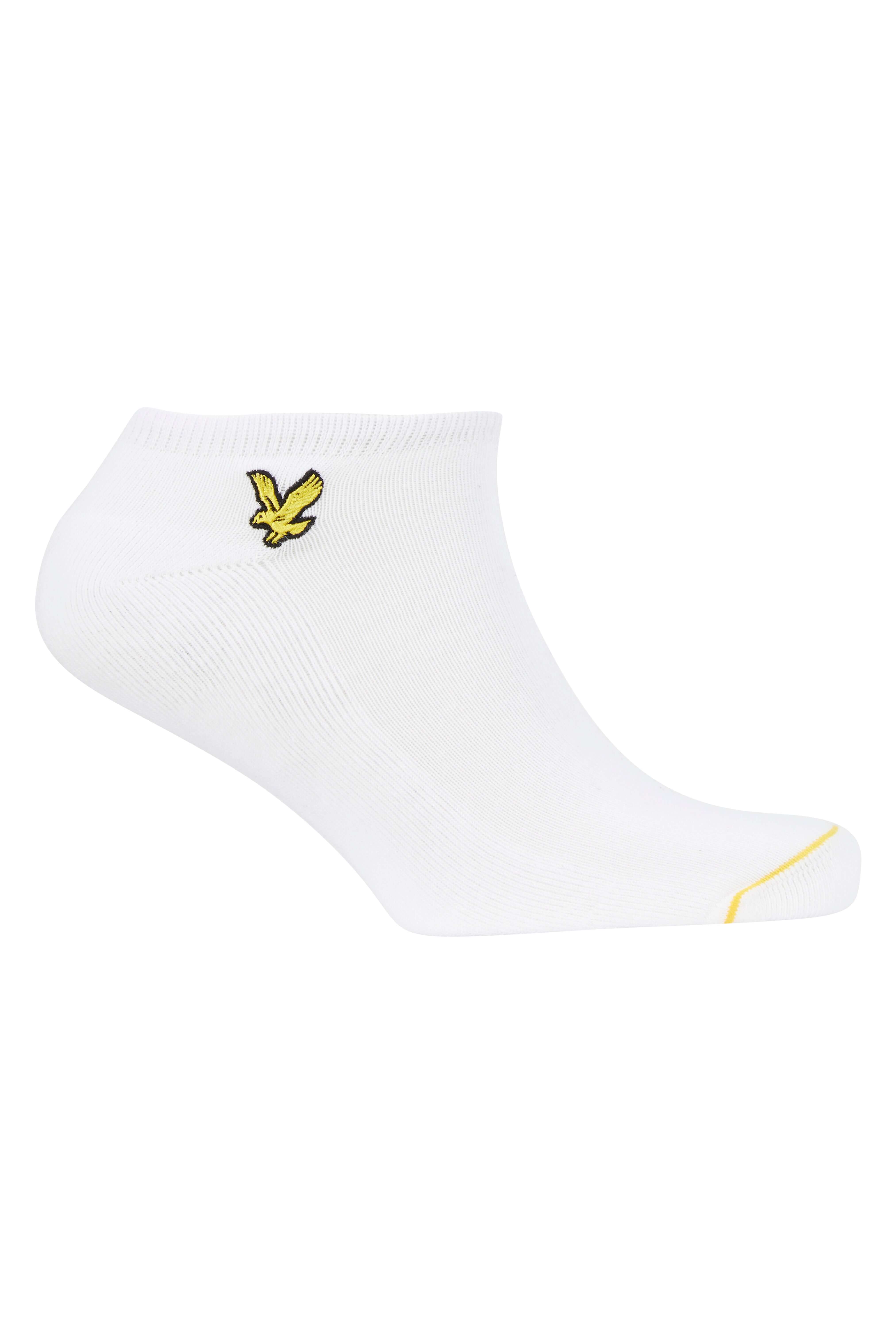 Lyle & Scott 5 Pack Ankle Socks - Black, Grey, White, Grey Marl