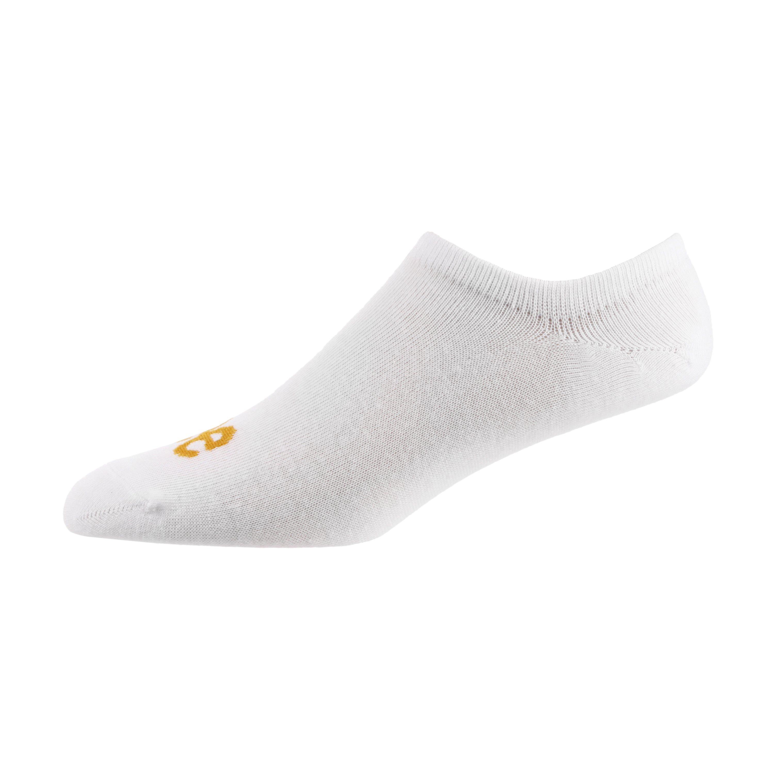 Lee Unisex 3 Pack Ash Invisible Socks - White/Black/Grey