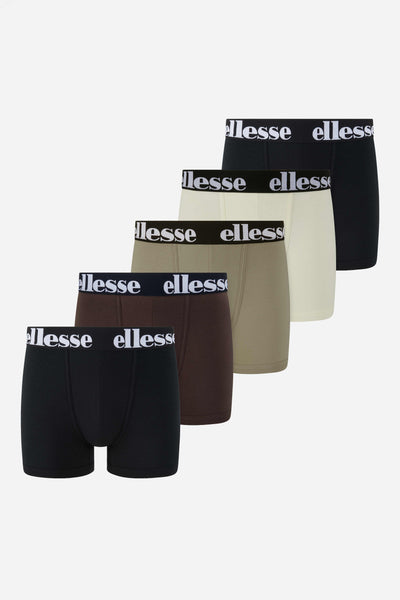Ellesse Men's Nurra 5 Pack Trunks - Black