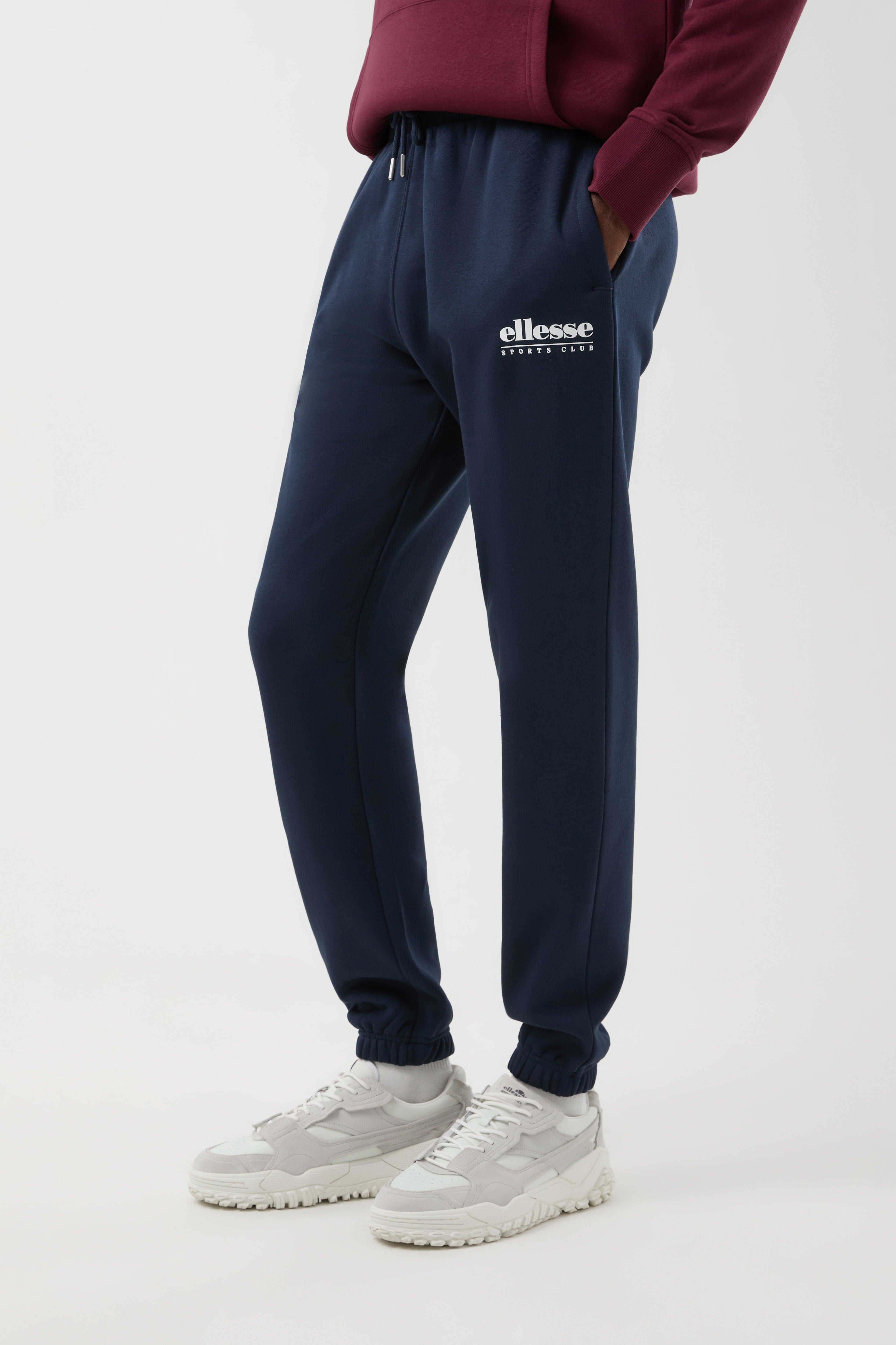 Ellesse Darrochi Jog Pants in Navy – model view