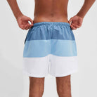 Ellesse Cielo Swim Shorts - Dark Blue/Light Blue/White