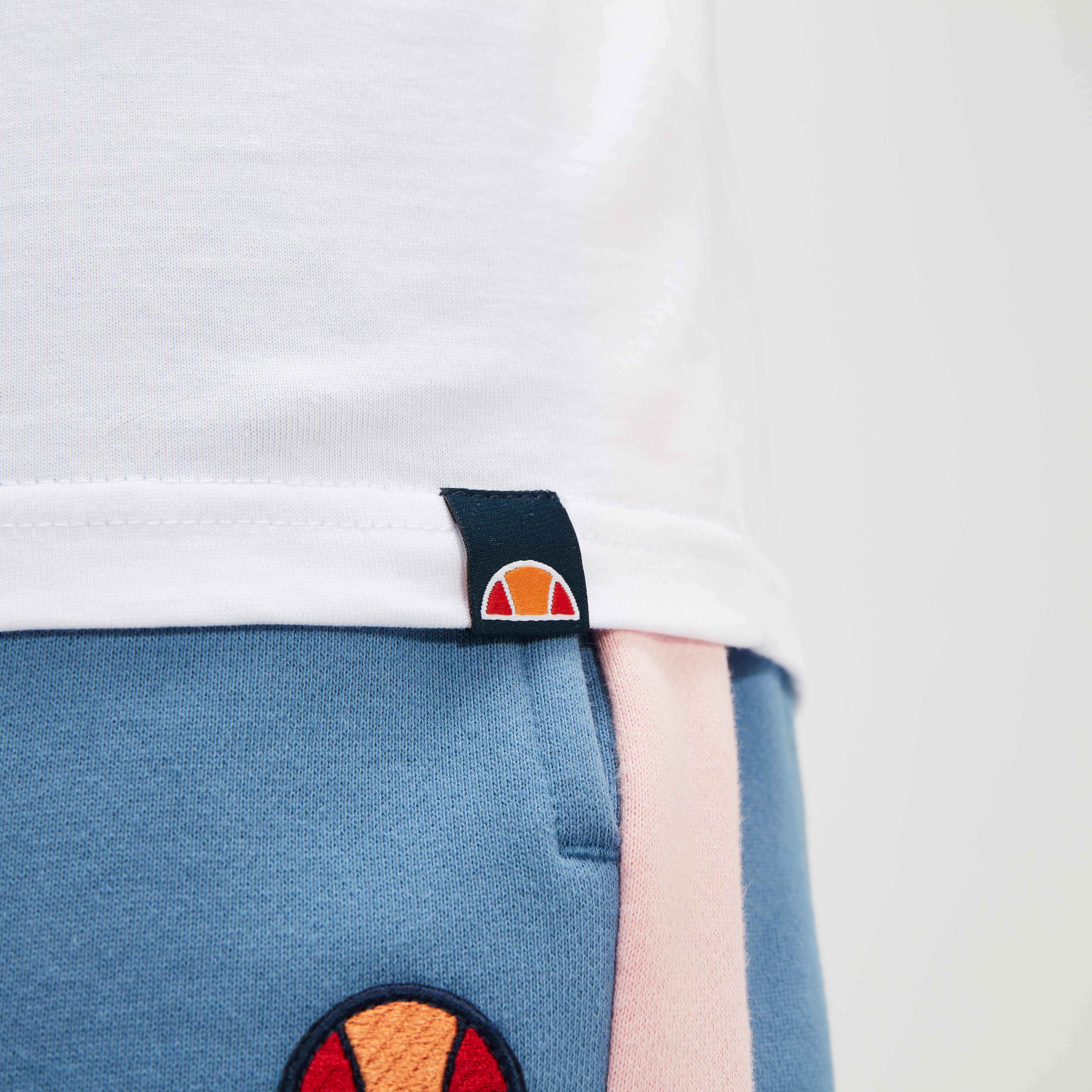 Ellesse Men's Venire Tee - White/Light Pink T-Shirt