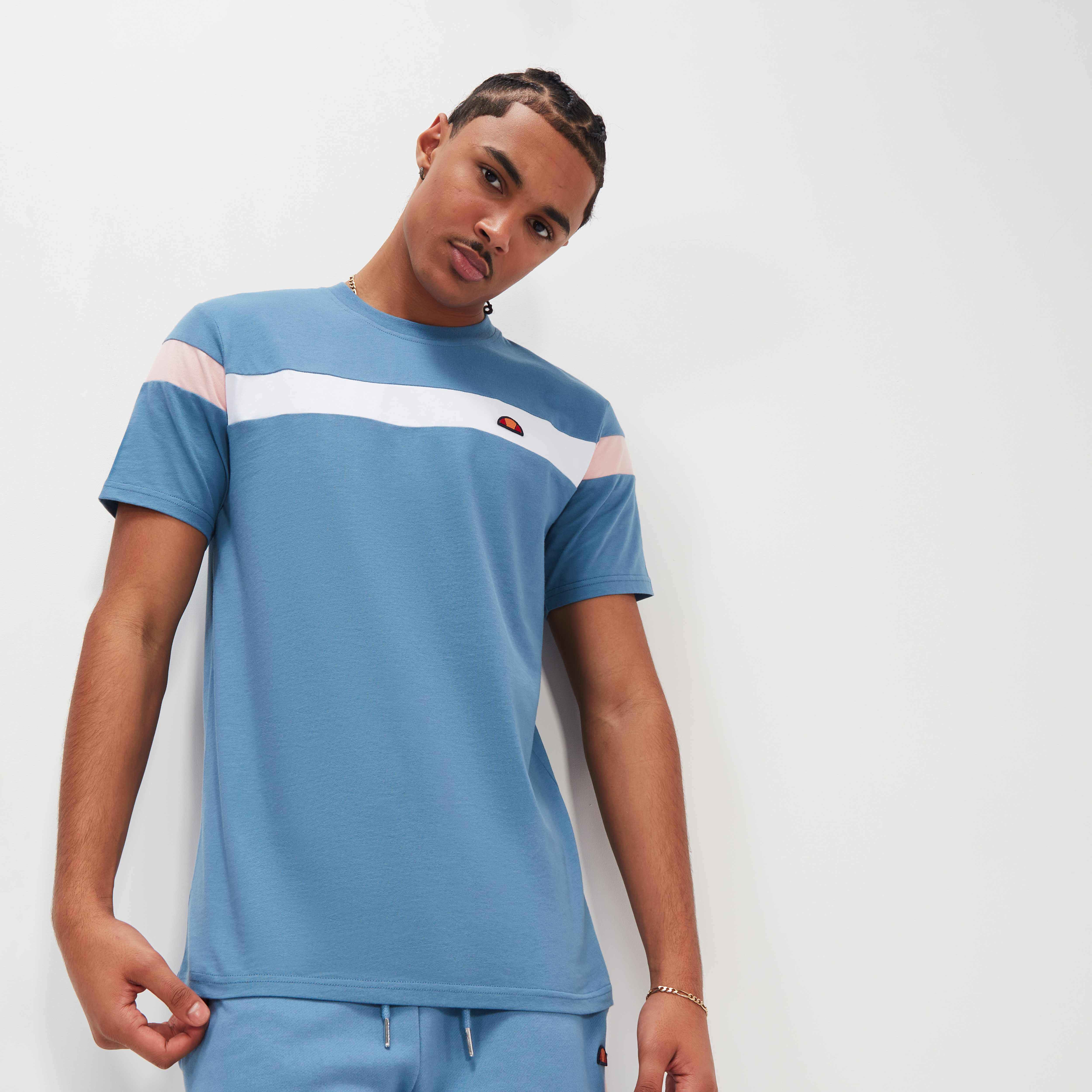 Ellesse Men's Caserio Cotton T-Shirt - Dark Blue