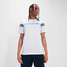 Ellesse Men's Caserio Cotton T-Shirt - White/Light Blue