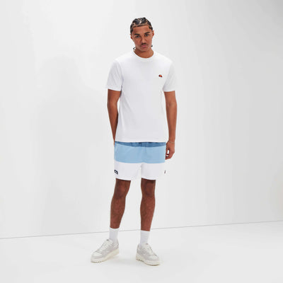 Ellesse Men’s Cassica T-Shirt White | 100% Cotton Logo Tee