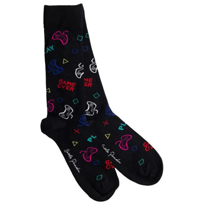 Swole Panda Mens Gamer Bamboo Socks - Size UK ( 7-11 )