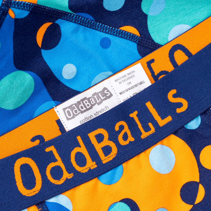 Oddballs Space Balls Mens Boxer Shorts - Cotton Stretch Trunks
