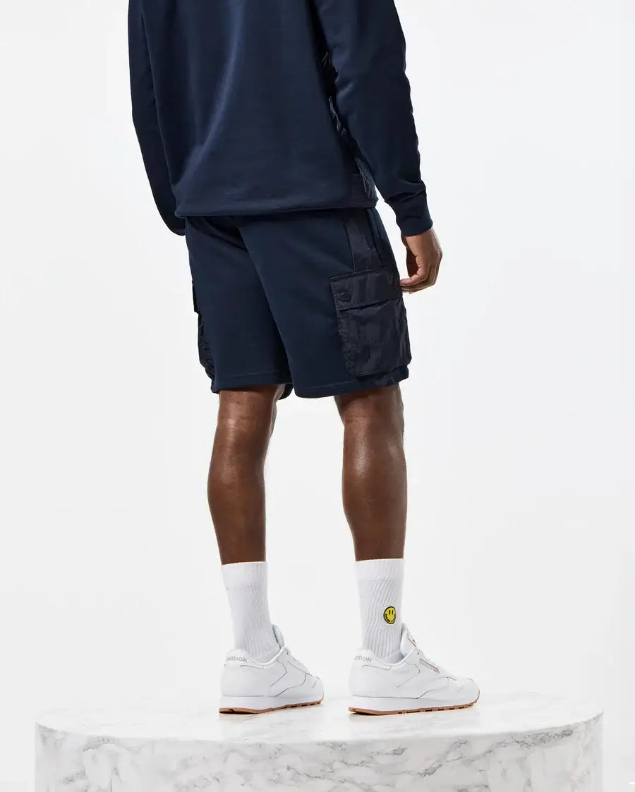 Weekend Offender Pink Sands Jogger Shorts | Navy
