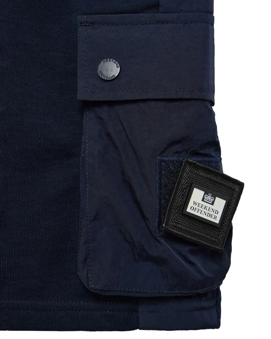 Weekend Offender Pink Sands Jogger Shorts | Navy