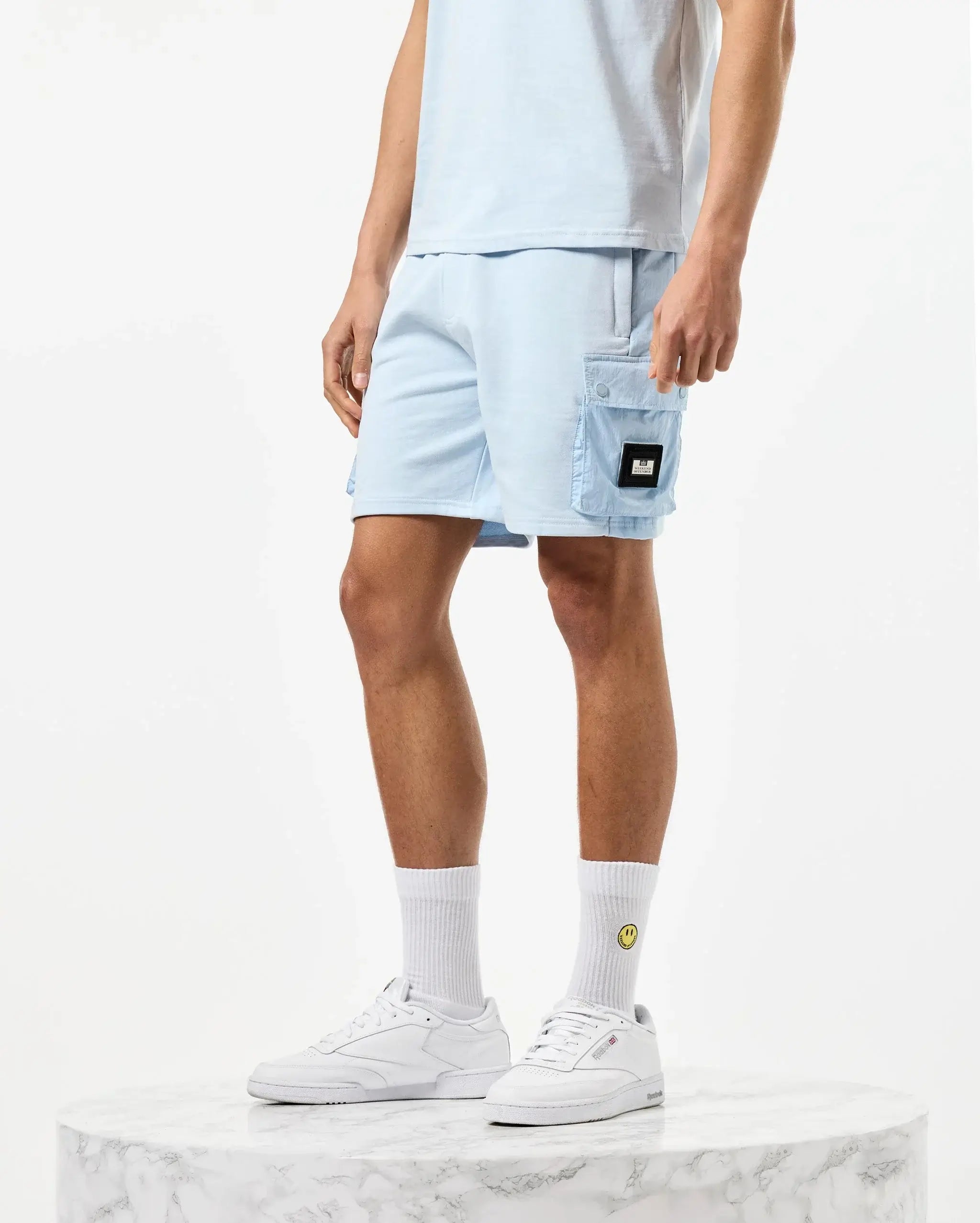Weekend Offender Pink Sands Jogger Shorts | Ocean Wave