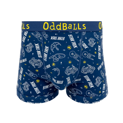 OddBalls Star Trek Galaxy – Men’s Cotton Boxer Shorts