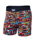 Saxx Ultra Super Soft 1 Pack Boxer Briefs - Desert Mosaic