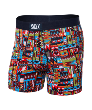 Saxx Ultra Super Soft 1 Pack Boxer Briefs - Desert Mosaic