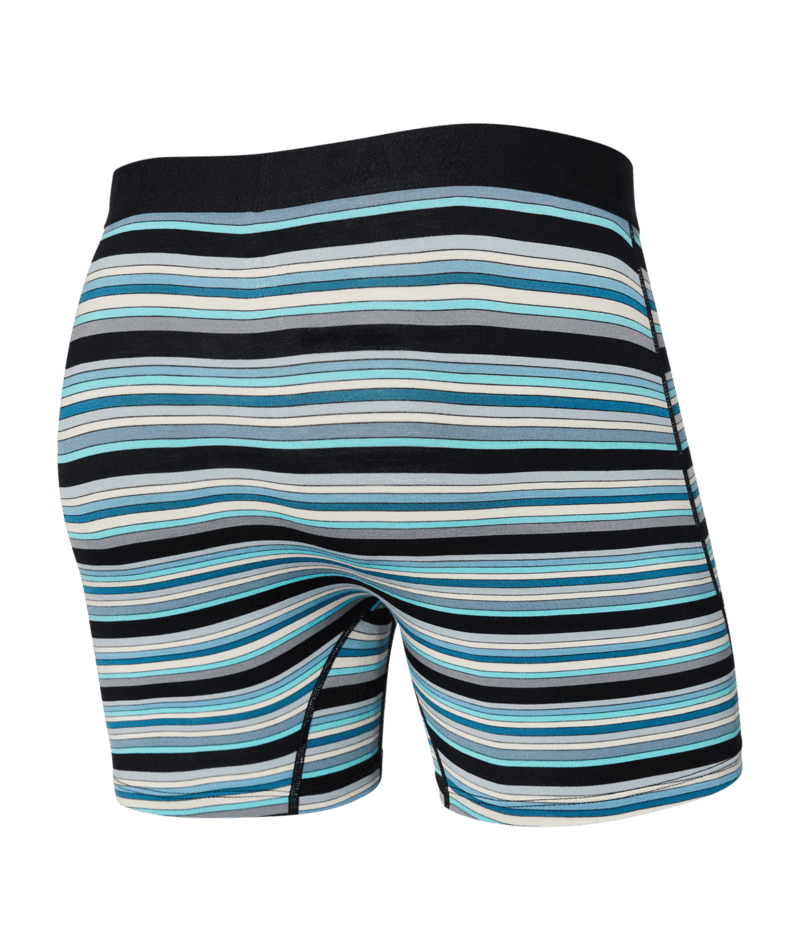 Saxx Ultra Super Soft 1 Pack Boxer Briefs - Desert Stripe Blue