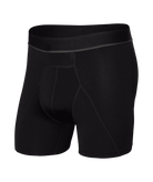 Saxx Kinetic Light Compression Mesh Boxer Briefs - Black Out
