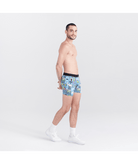 Saxx Underwear DROPTEMP™ Cooling Cotton 1 Pack Boxer Briefs - Season Pass Light Blue