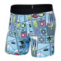 Saxx Underwear DROPTEMP™ Cooling Cotton 1 Pack Boxer Briefs - Season Pass Light Blue
