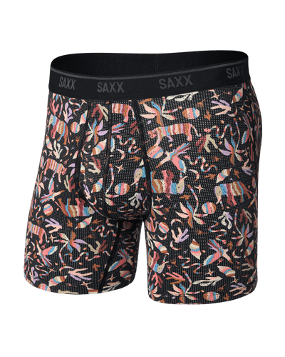 SAXX Quest Quick Dry Mesh Boxer Brief Fly 6" - Cooling Underwear
