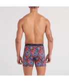 Saxx Underwear Quest Quick Dry Mesh Boxer Brief Fly - Heritage Weave, Multi
