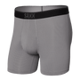 Saxx Underwear Quest Quick Dry Mesh Boxer Brief Fly - Dark Charcoal
