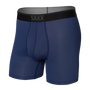 Saxx Underwear Quest Quick Dry Mesh Boxer Brief Fly - Midnight Blue II