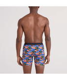 Saxx Multi-Sport Performance Mesh Boxer Brief 6" - Gridiron Check, Multi