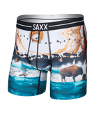 Saxx Underwear Volt Breathable Mesh Boxer Brief 6" - Great Migration, Multi