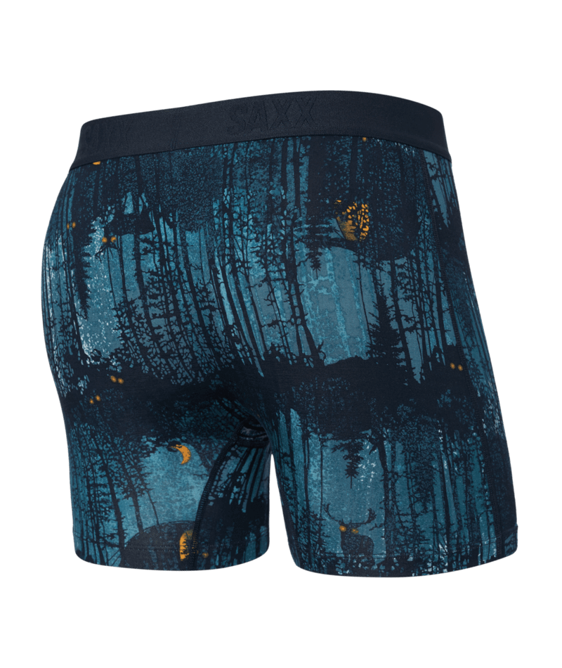 Saxx Vibe Supersoft 1 Pack Boxer Briefs - Forest Walk - Dark Ink