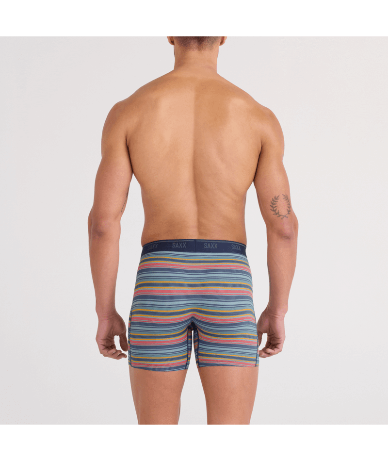 Saxx Quest QDM Boxer Brief Fly 2 Pack - Harvest Stripe / Maritime