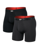 Saxx Underwear - Multi-Sport Performance Boxer Brief 6" - Remote Camo Waistband/Black