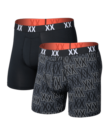 SAXX Multi-Sport Mesh 2-Pack Performance Boxer Brief 6"