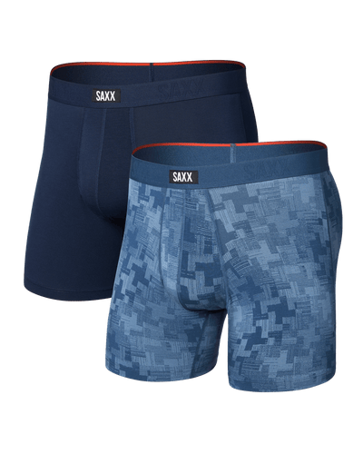 SAXX Vibe Xtra Soft Comfort 2 Pack Boxer Briefs 6"