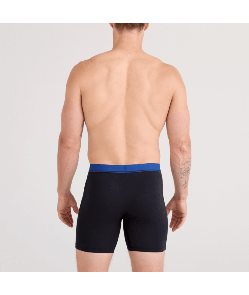 SAXX Essential Cotton Boxer Brief Fly 3-Pack – Red/Navy/Turbulence WB