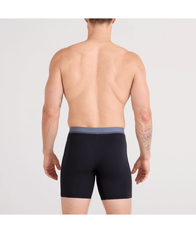 SAXX Essential Cotton Boxer Brief Fly 3-Pack – Red/Navy/Turbulence WB