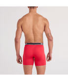 SAXX Essential Performance 3 Pack Boxer Briefs with Fly – Red/Maroon/Black