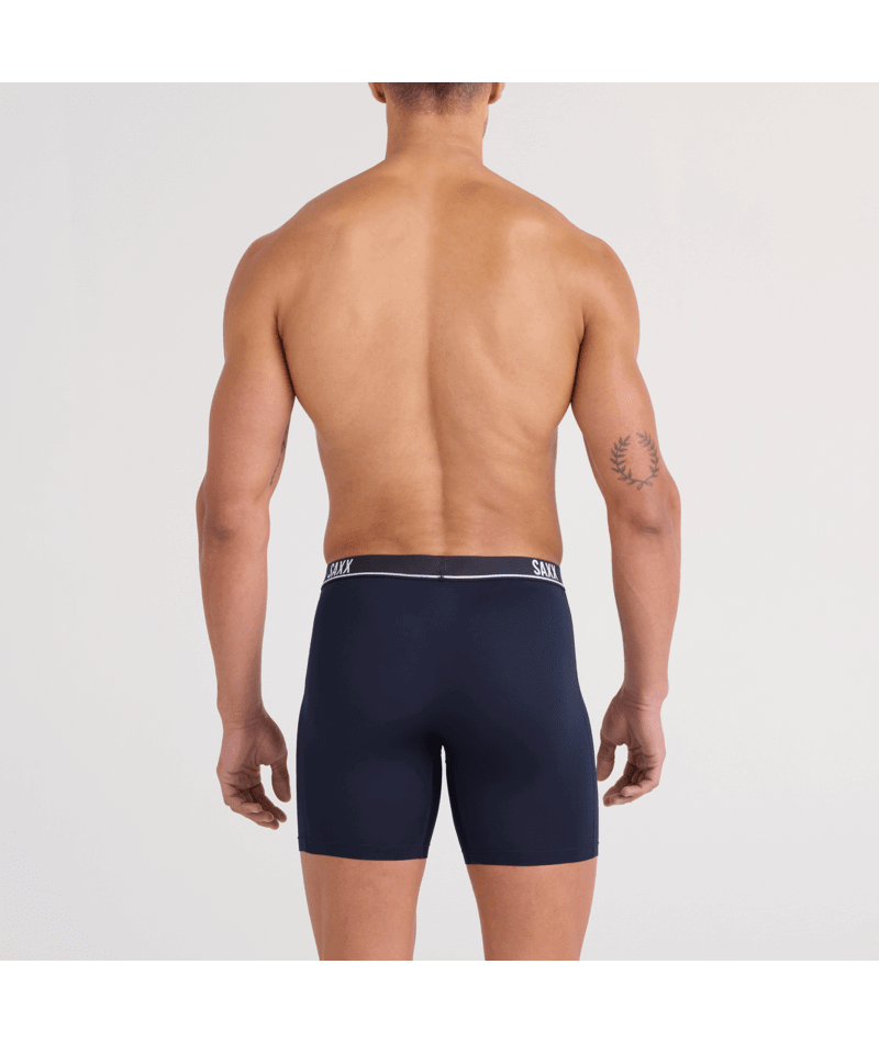 SAXX Essential Performance 3 Pack Boxer Briefs with Fly – Blue/Teal/Maritime