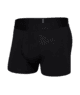 Saxx Underwear DropTemp™ Cooling Cotton 1 Pack Trunks - Black