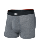 Saxx Underwear Vibe Xtra 1 Pack Soft Comfort Trunks - Dark Grey Heather