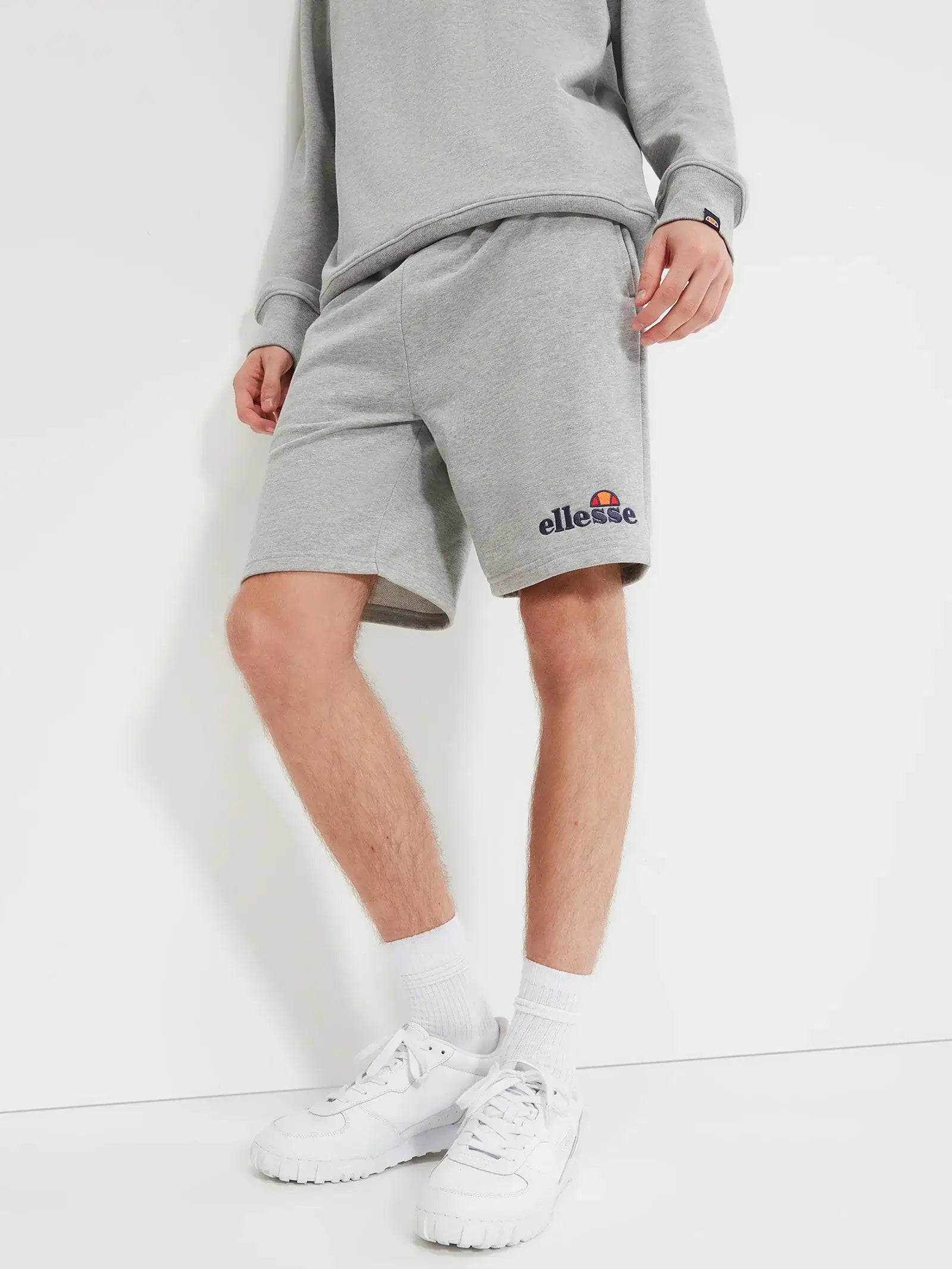 Ellesse Men's Silvan Fleece Shorts - Grey Marl