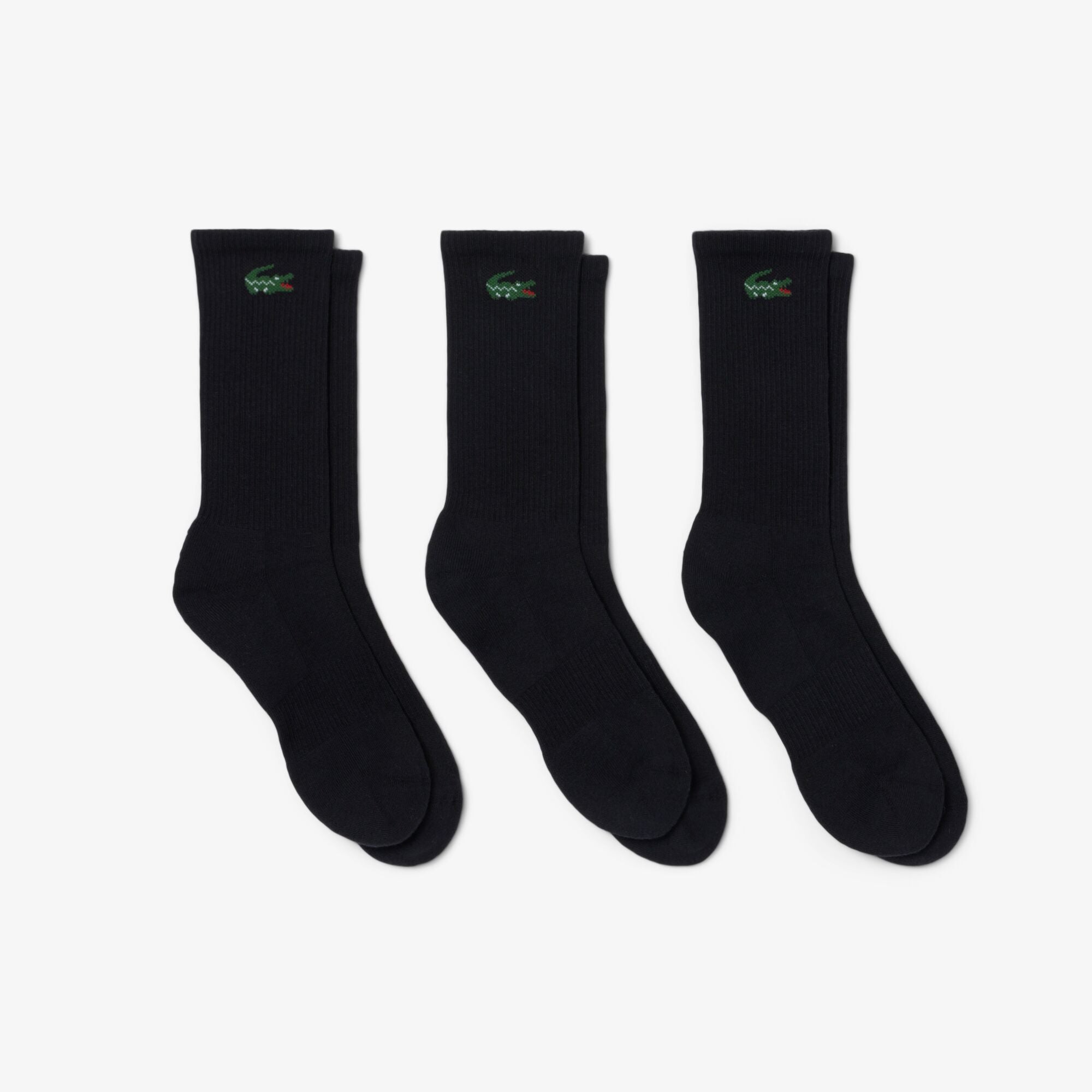 Lacoste 3-Pack Sport Socks - Black - alternate product view
