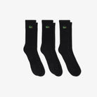Lacoste 3-Pack Sport Socks - Black - 3-pack product view