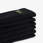 Lacoste 3-Pack Sport Socks - Black - folded sock detail