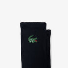 Lacoste 6-Pack Sport Socks - Black - crocodile logo detail