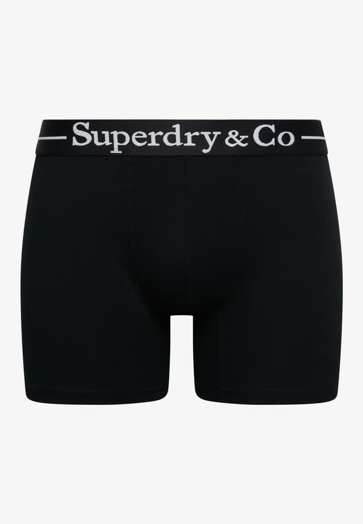 Superdry & Co Boxer Briefs Black front product view