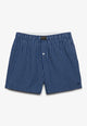 Superdry men's cotton woven boxer shorts - Glen Blue Check