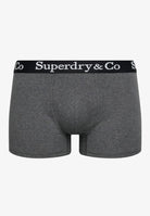 Superdry & Co 3-Pack Trunks Black/Charcoal/Optic
